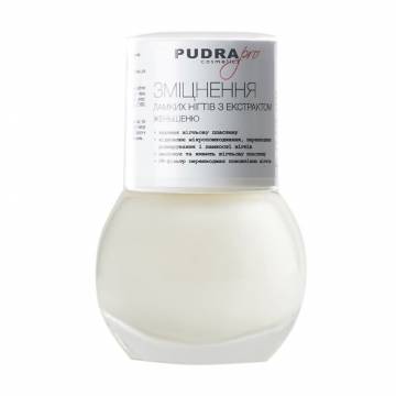 Лак для ногтей Pudra Cosmetics Pro Укрепление для ногтей с женьшенем, 13 г Лак для ногтей Pudra Cosmetics Pro Укрепление для ногтей с женьшенем, 13 г