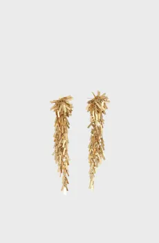 Женские золотистые серьги Золотой ONESIZE Bimba Y Lola 261BAF269.10140