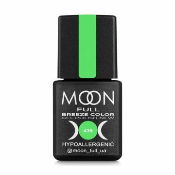 Гель-лак для ногтей Moon Full Breeze Color Gel Рolish 435 Яркий салатовый, 8 мл Гель-лак для ногтей Moon Full Breeze Color Gel Рolish 435 Яркий салатовый, 8 мл