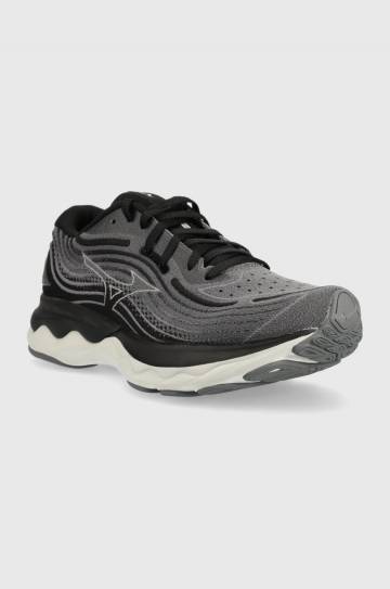 Обувь для бега Mizuno Wave Skyrise 4 цвет серый Обувь для бега Mizuno Wave Skyrise 4 цвет серый