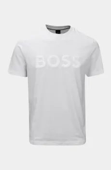 Мужская белая футболка Белый XXL BOSS 11347