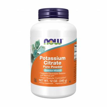 Цитрат калия Now Foods Potassium Citrate Pure Powder в порошке, 340 г Цитрат калия Now Foods Potassium Citrate Pure Powder в порошке, 340 г