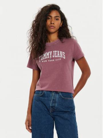 Tommy Jeans Футболка Varsity DW0DW19826 Фіолетовий Regular Fit Tommy Jeans Футболка Varsity DW0DW19826 Фіолетовий Regular Fit