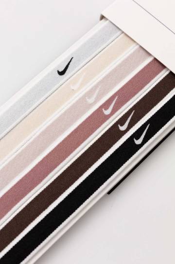 Повязки на голову Nike 6 шт цвет бежевый Повязки на голову Nike 6 шт цвет бежевый