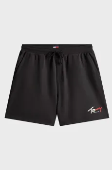 Мужские черные шорты SIGNATURE Черный S Tommy Jeans DM0DM23017