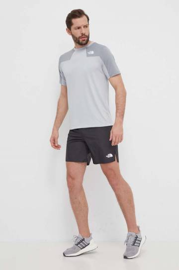 Спортивная футболка The North Face Mountain Athletics цвет серый узорный NF0A87JJJ4U1 Спортивная футболка The North Face Mountain Athletics цвет серый узорный NF0A87JJJ4U1