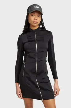 Женское черное платье Moto Черный S G-Star RAW D25449,D414