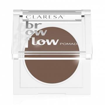 Помада для бровей Claresa Brow Flow Eyebrow Pomade 02 Medium Brown, 4 г Помада для бровей Claresa Brow Flow Eyebrow Pomade 02 Medium Brown, 4 г