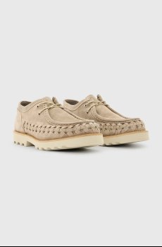 Замшевые туфли AllSaints Skiff Woven Shoe