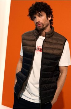 Стьобаний жилет - чорний