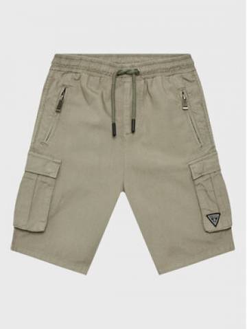 Guess Шорти з тканини L2RD01 D3XN0 Хакі Regular Fit Guess Шорти з тканини L2RD01 D3XN0 Хакі Regular Fit