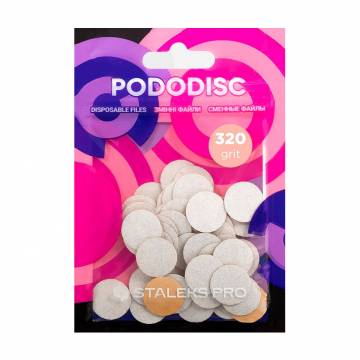 Сменные файлы для педикюрного диска Staleks PRO Expert Pododisc S белые, 320 грит, 50 шт (PDF-15-320w) Сменные файлы для педикюрного диска Staleks PRO Expert Pododisc S белые, 320 грит, 50 шт (PDF-15-320w)