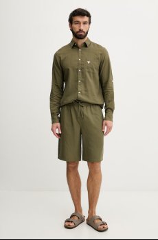 Guess рубашка для мужчин из льна