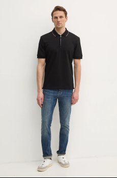 Хлопковое поло BOSS