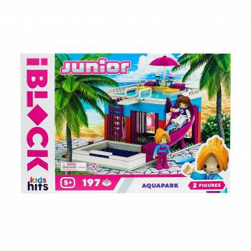 Конструктор iBlock Kids Hits Junior Аквапарк, 32*21.5*5 см, 197 деталей, от 5 лет (KH08/004/3) Конструктор iBlock Kids Hits Junior Аквапарк, 32*21.5*5 см, 197 деталей, от 5 лет (KH08/004/3)