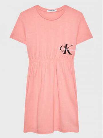 Calvin Klein Jeans Повсякденна сукня IG0IG01608 Рожевий Regular Fit Calvin Klein Jeans Повсякденна сукня IG0IG01608 Рожевий Regular Fit