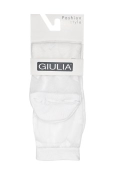 Носки женские Giulia WS2 Cristal 074, средние, белые, размер 39-40