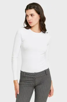 Женский белый лонгслив Белый XS Tally Weijl STSPATYDIAL