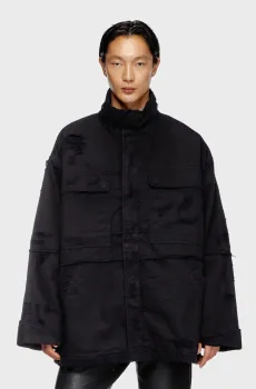 Мужская черная куртка J-OISE GIACCA Черный 50 Diesel A14394 0QKAQ