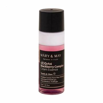 Крем-эссенция для лица Mary & May Vegan Blackberry Complex Cream Essence, 30 мл Крем-эссенция для лица Mary & May Vegan Blackberry Complex Cream Essence, 30 мл