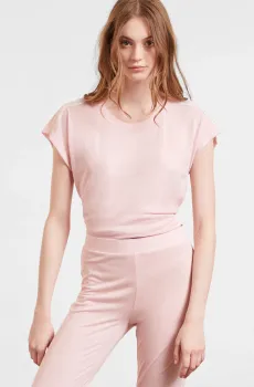 Женская пудровая футболка WARM DAY Розовый S Etam 6524553