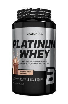 Протеин BioTechUSA Platinum Whey Печенье с кремом, в порошке, 1 кг