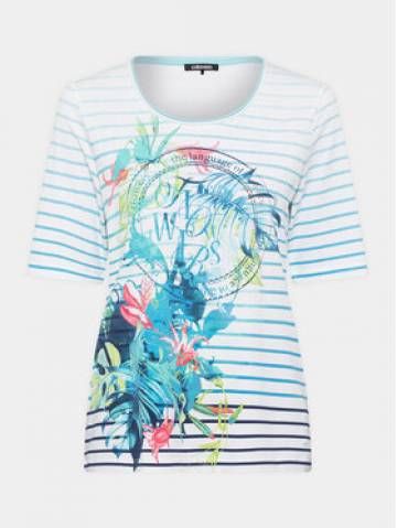 Olsen Футболка 11104824 Голубий Regular Fit Olsen Футболка 11104824 Голубий Regular Fit