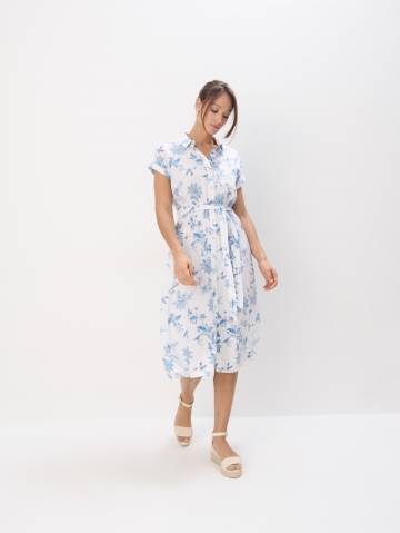 Mohito - Сукня міді з віскози. - синій - 38