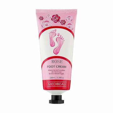 Крем для ног Juno Medibeau Rose Foot Cream с экстрактом розы, 100 мл Крем для ног Juno Medibeau Rose Foot Cream с экстрактом розы, 100 мл