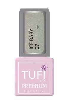 Уценка! Гель-лак для ногтей Tufi Profi Premium Ice baby 07 Холодное сердце, 8 мл