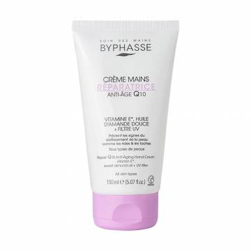 Антивозрастной крем для рук Byphasse Creme Mains Anti-Age Q10, 150 мл Антивозрастной крем для рук Byphasse Creme Mains Anti-Age Q10, 150 мл