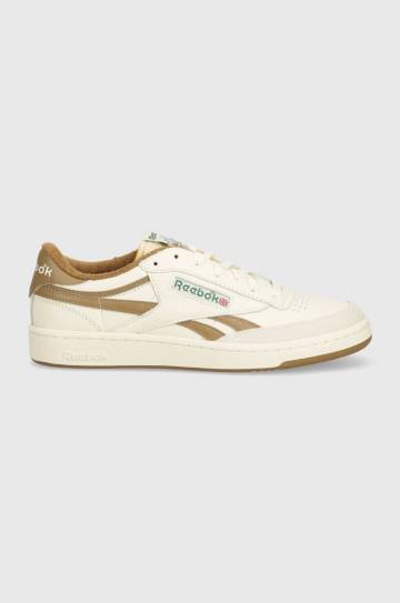 Кожаные кроссовки Reebok Classic Club C цвет бежевый 100205044 Кожаные кроссовки Reebok Classic Club C цвет бежевый 100205044