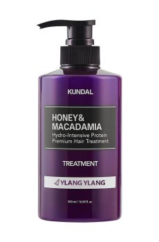 Кондиционер для волос Kundal Pure Natural System Honey & Macadamia Treatment Мед и макадамия, аромат Ylang Ylang, 500 мл