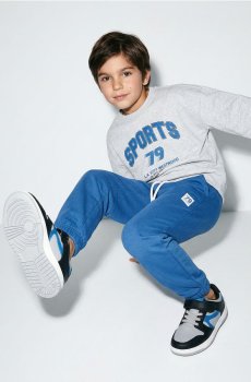 Комплект із світшота та штанів - індиго