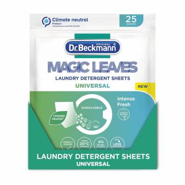 Салфетки для стирки Dr. Beckmann Magic Leaves универсальные, 25 шт Салфетки для стирки Dr. Beckmann Magic Leaves универсальные, 25 шт