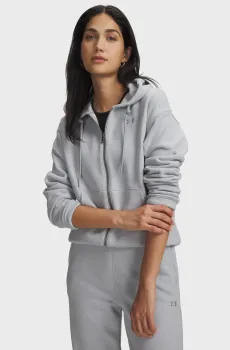 Женское серое худи UA Icon HWT Terry FZ Серый XS Under Armour 6015209-011