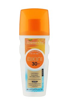 Увлажняющий солнцезащитный лосьон для загара Bielenda Bikini Sun Lotion SPF 30, 175 мл