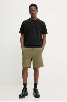 Хлопковые шорты HUGO Diz222