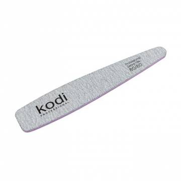 Пилка для ногтей Kodi Professional 80/80 грит конусная, серая, 178*32*4 мм Пилка для ногтей Kodi Professional 80/80 грит конусная, серая, 178*32*4 мм
