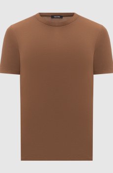 Коричневая футболка