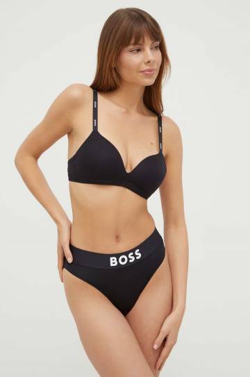 Бюстгальтер BOSS цвет чёрный однотонный Бюстгальтер BOSS цвет чёрный однотонный