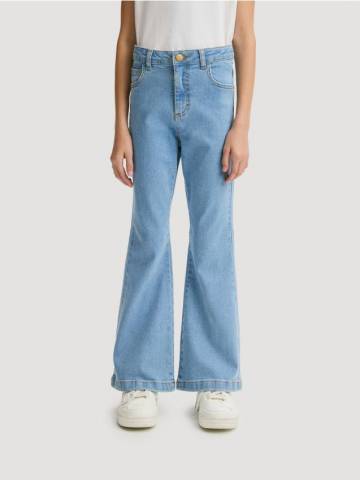 Reserved - Джинси high waist flare - синій - 808FF-50J Reserved - Джинси high waist flare - синій - 808FF-50J