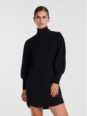 YAS Трикотажна сукня 26030696 Чорний Regular Fit YAS Трикотажна сукня 26030696 Чорний Regular Fit