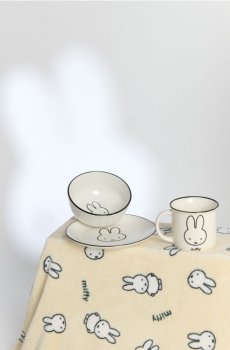 Керамічна миска Miffy - різнобарвний