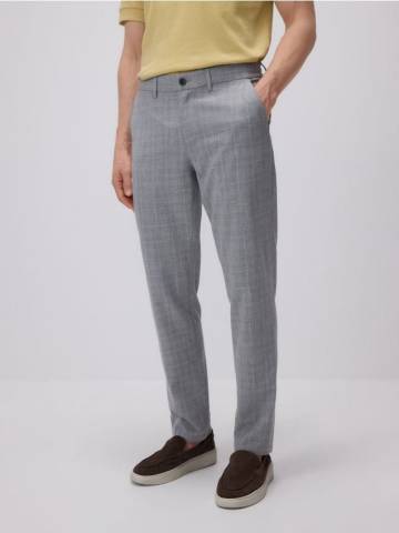 Reserved - Штани-чиноси slim із додаванням віскози - середньо-сірий - 7912H-85P Reserved - Штани-чиноси slim із додаванням віскози - середньо-сірий - 7912H-85P