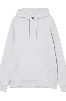 Cropp - Гладке худі - light grey