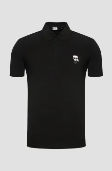 Мужское черное поло Черный XL Karl Lagerfeld 500221.745022;990