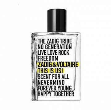 Zadig & Voltaire This Is Us! Туалетная вода унисекс, 100 мл (ТЕСТЕР) Zadig & Voltaire This Is Us! Туалетная вода унисекс, 100 мл (ТЕСТЕР)