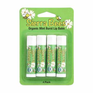 Набор бальзамов для губ Sierra Bees Мята, 4*4.25 г Набор бальзамов для губ Sierra Bees Мята, 4*4.25 г