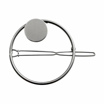 Заколка для волос Dini Silver Star Круг, 1 шт (d-424) Заколка для волос Dini Silver Star Круг, 1 шт (d-424)